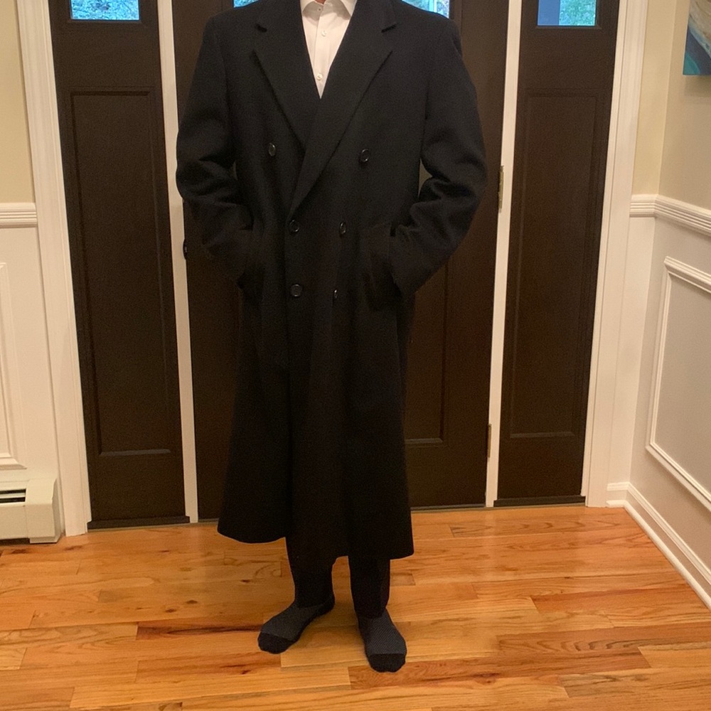 Beautiful Black Loro Piano mens over coat